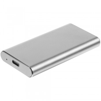 Портативный внешний SSD Uniscend Drop, 256 Гб, серебристый