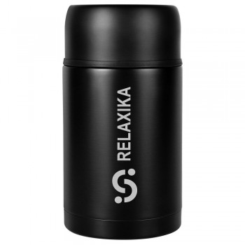 Термос для еды Relaxika 1000, черный