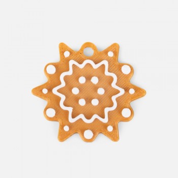 Мини-подвеска «Пряник», 3D-печать на заказ, снежинка